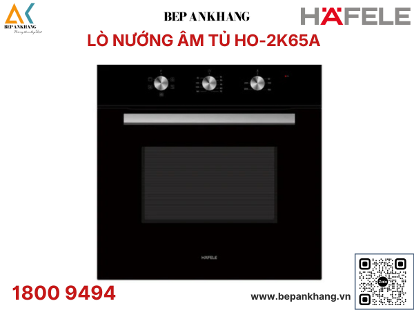 Lò nướng âm tủ Hafele 65 lít HO-2K65A - 538.61.431 
